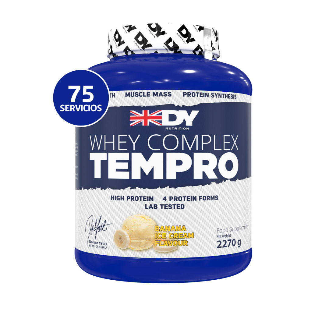 Dynutrition Whey Complex Tempro Dorian Yates 2.25 kg | 75 Servicios · 24g Proteína Multi-Fase