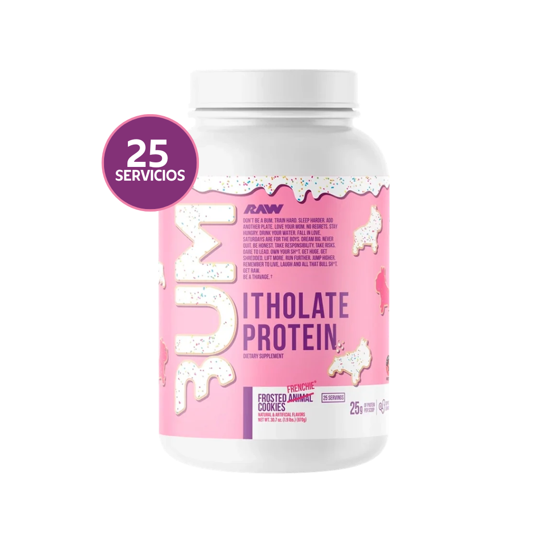 Pack RAW Nutrition CBUM Itholate Protein 2 lb + Protein RTD GRATIS | Whey Isolate 25 Servicios + Batido Alto en Proteína