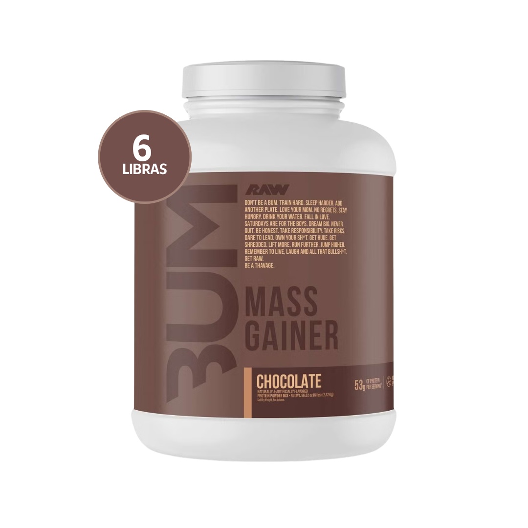RAW Nutrition CBum Mass Gainer 6 lb | Ganador de Peso · Calorías y Desarrollo Muscular