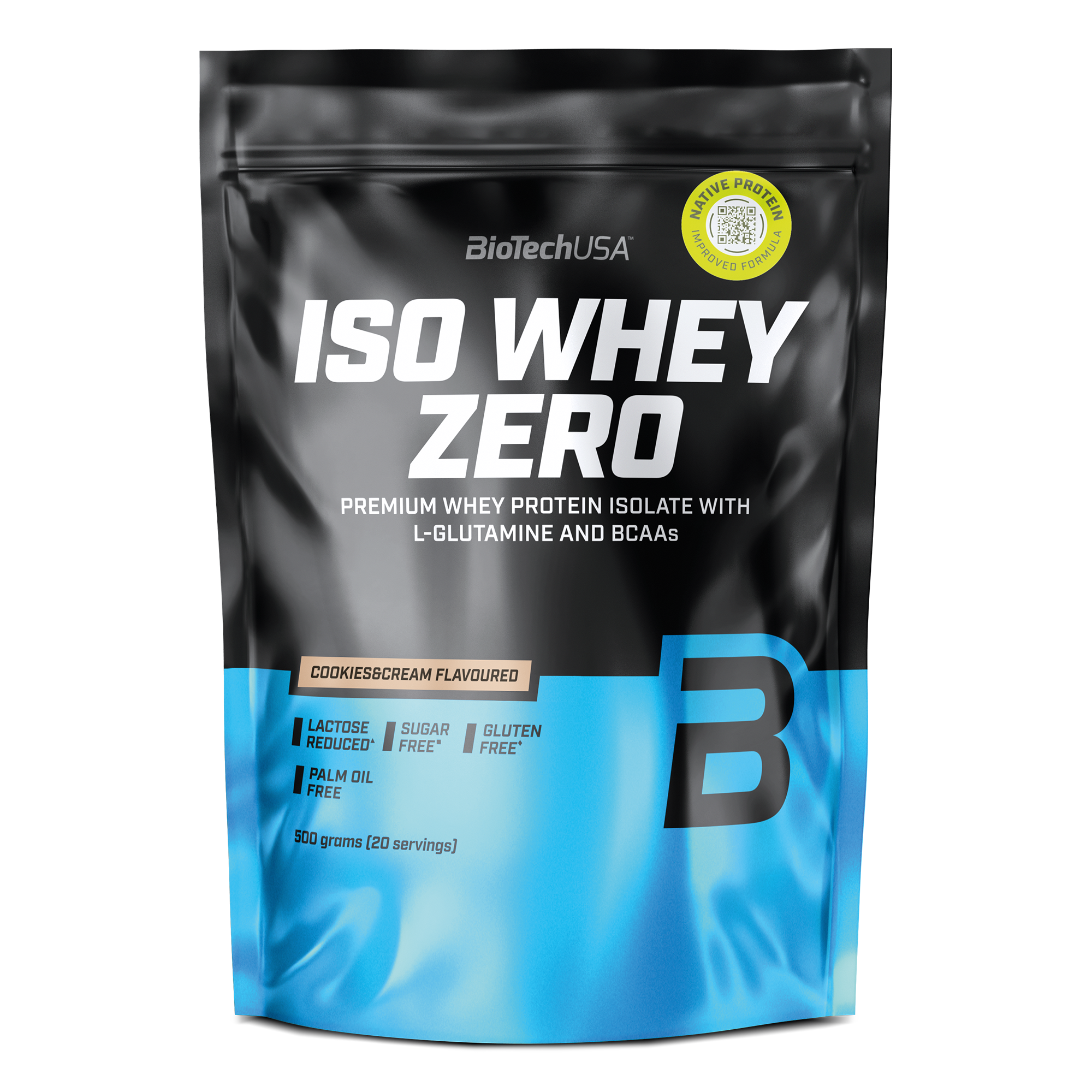 BIO Iso Whey Zero 500g - 20 Servicios