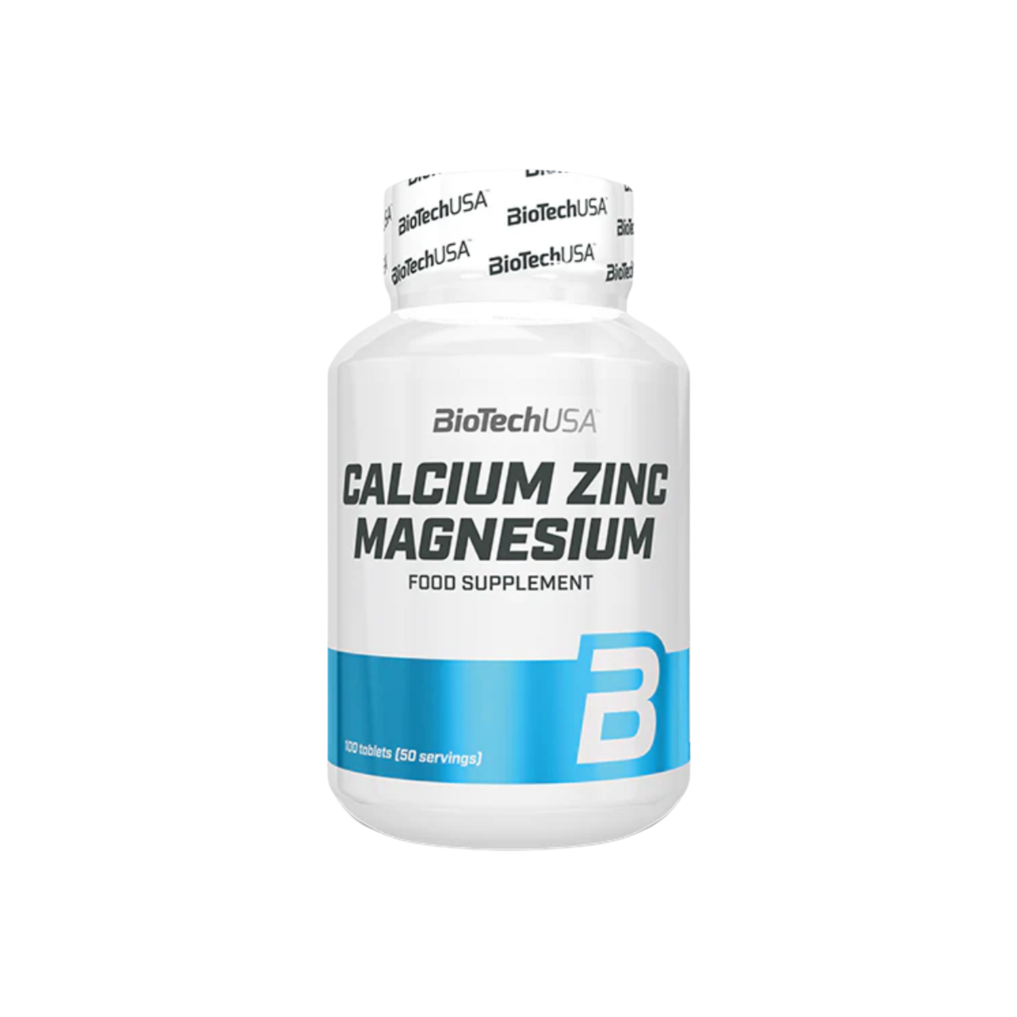 Biotechusa Calcium, Zinc & Magnesium 100 Tabletas