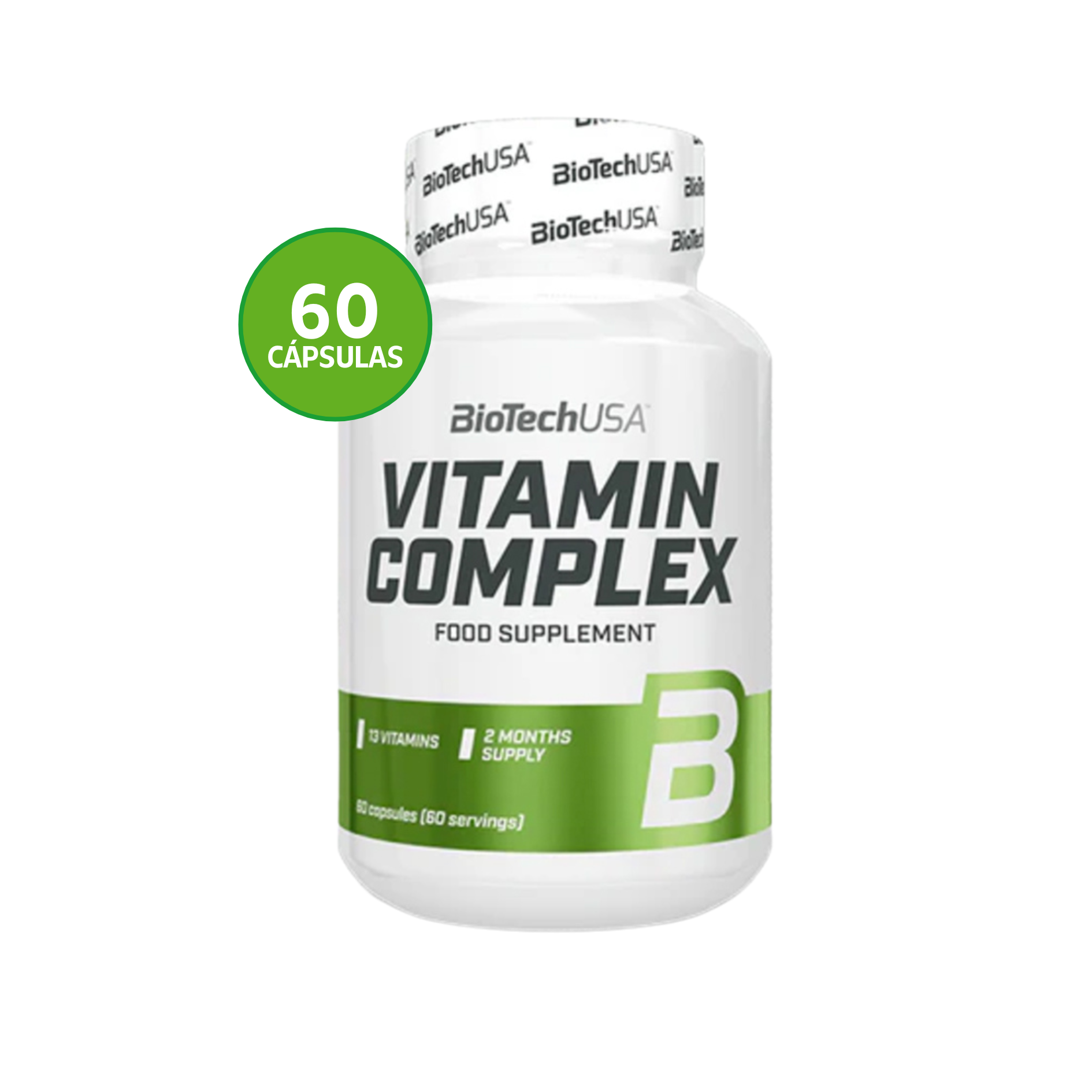 Biotechusa Vitamin Complex 60 Cápsulas