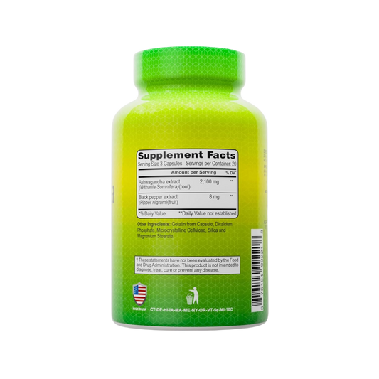 Alfa Vitamins Ashwagandha 2100 Mg 60 Cápsulas