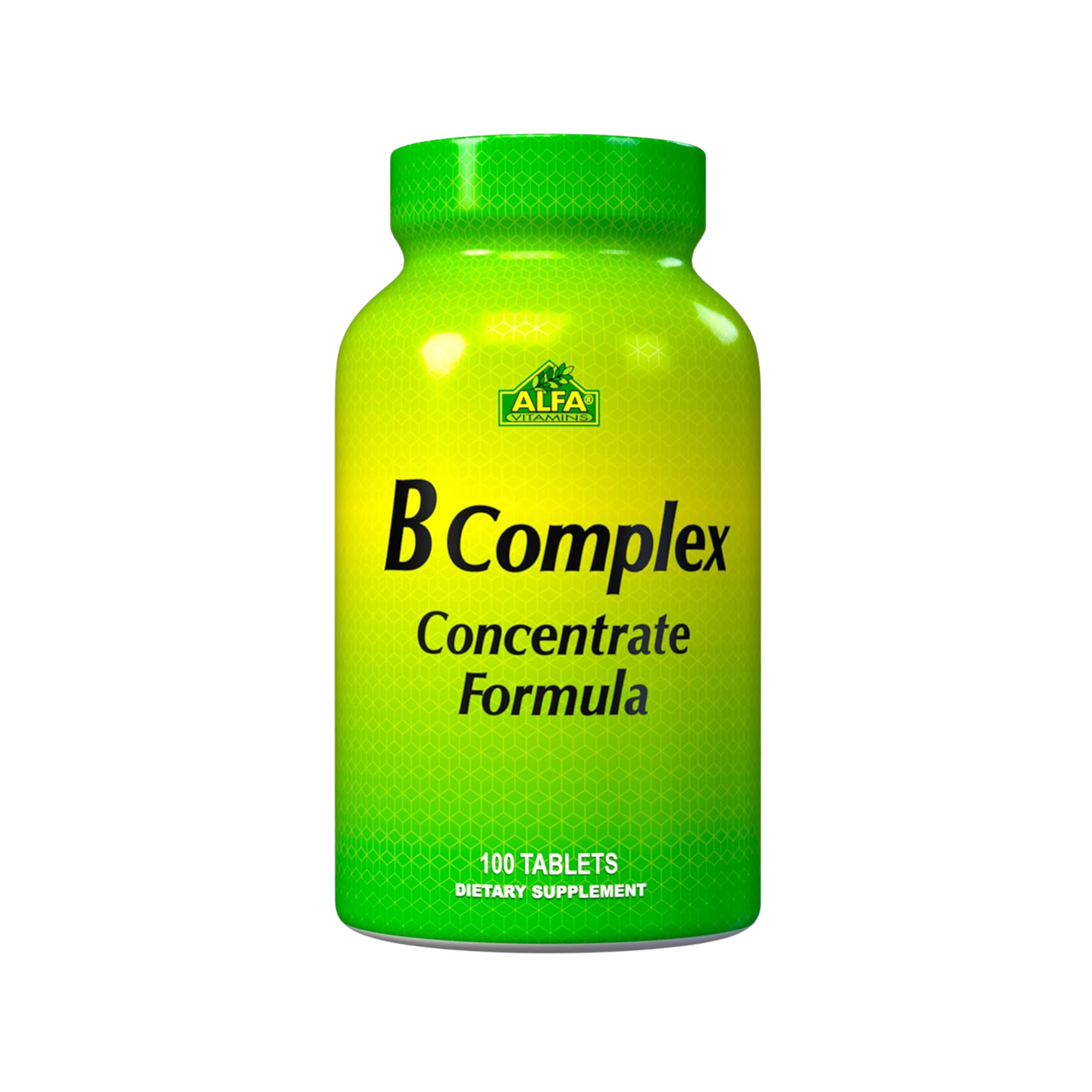 Alfa Vitamins B Complex Concentrate Formula 100 Tabletas