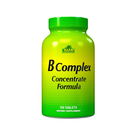 Alfa Vitamins B Complex Concentrate Formula 100 Tabletas