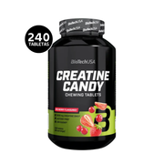 BioTechUSA Creatine Candy 240 Tabletas | 60 Servicios · 3g Creatina · Masticables