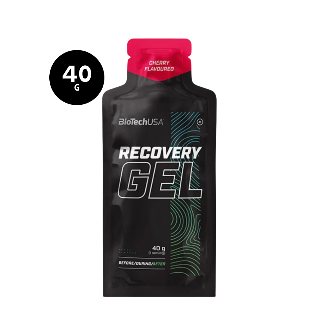 BioTechUSA Recovery Gel 40 g | Gel de Recuperación Muscular con BCAA y Magnesio