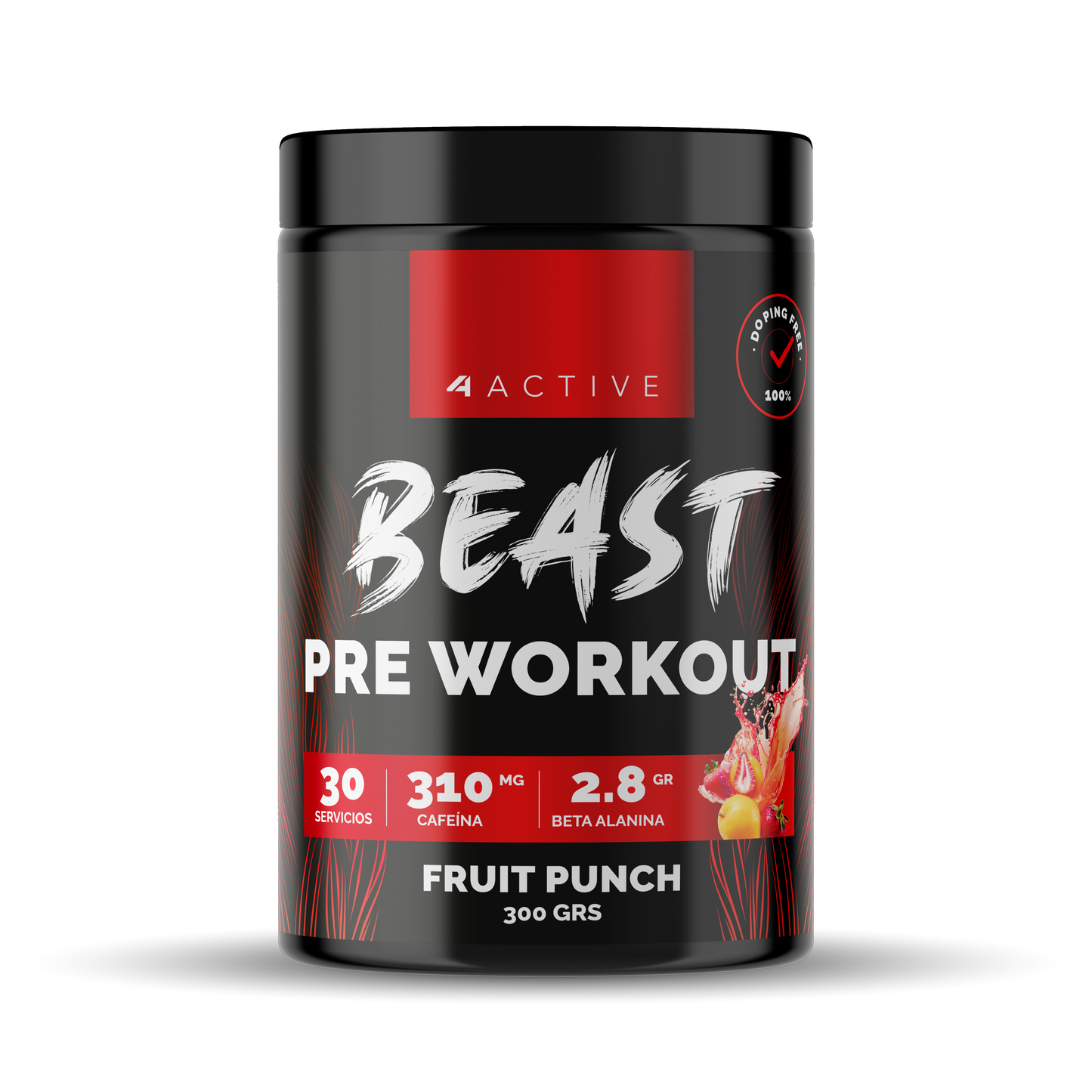 4Active Beast Pre Workout 30 Servicios
