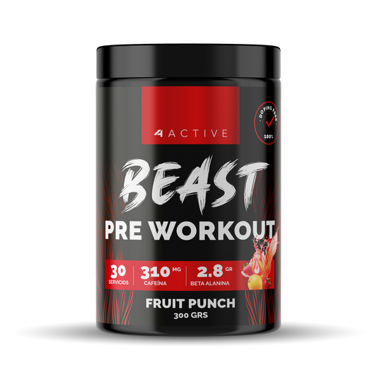 4Active Beast Pre Workout 30 Servicios