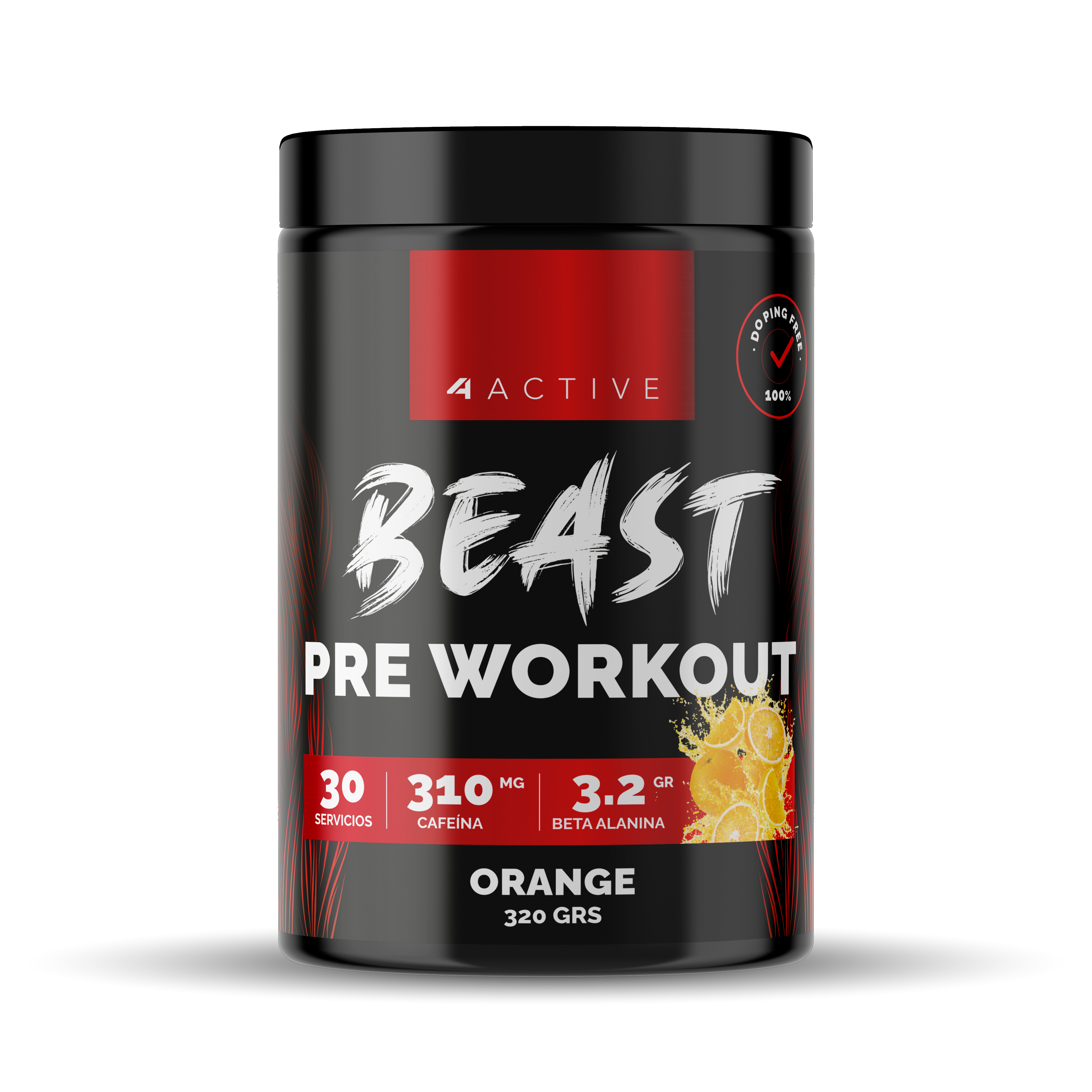4active Beast Pre Workout 30 Servicios