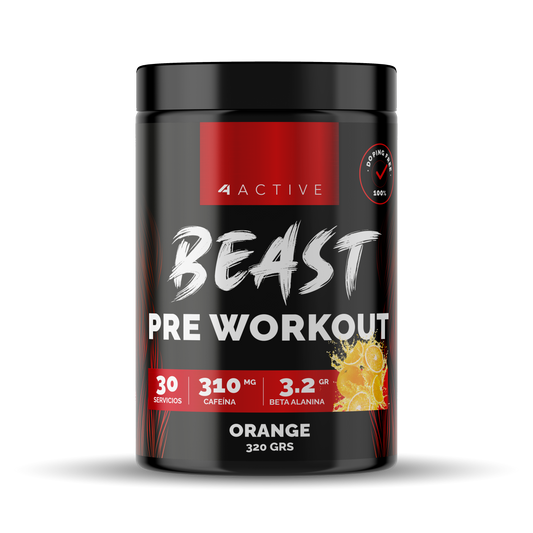 4Active Beast Pre Workout 30 Servicios