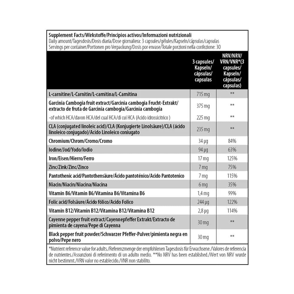 Mega Burner BioTech USA 90 Tabletas
