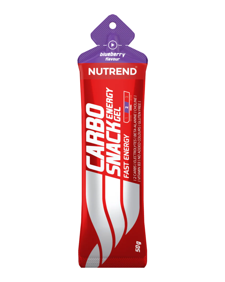 Carbo snack energy gel sachet NUTREND (caja 18 unidades)