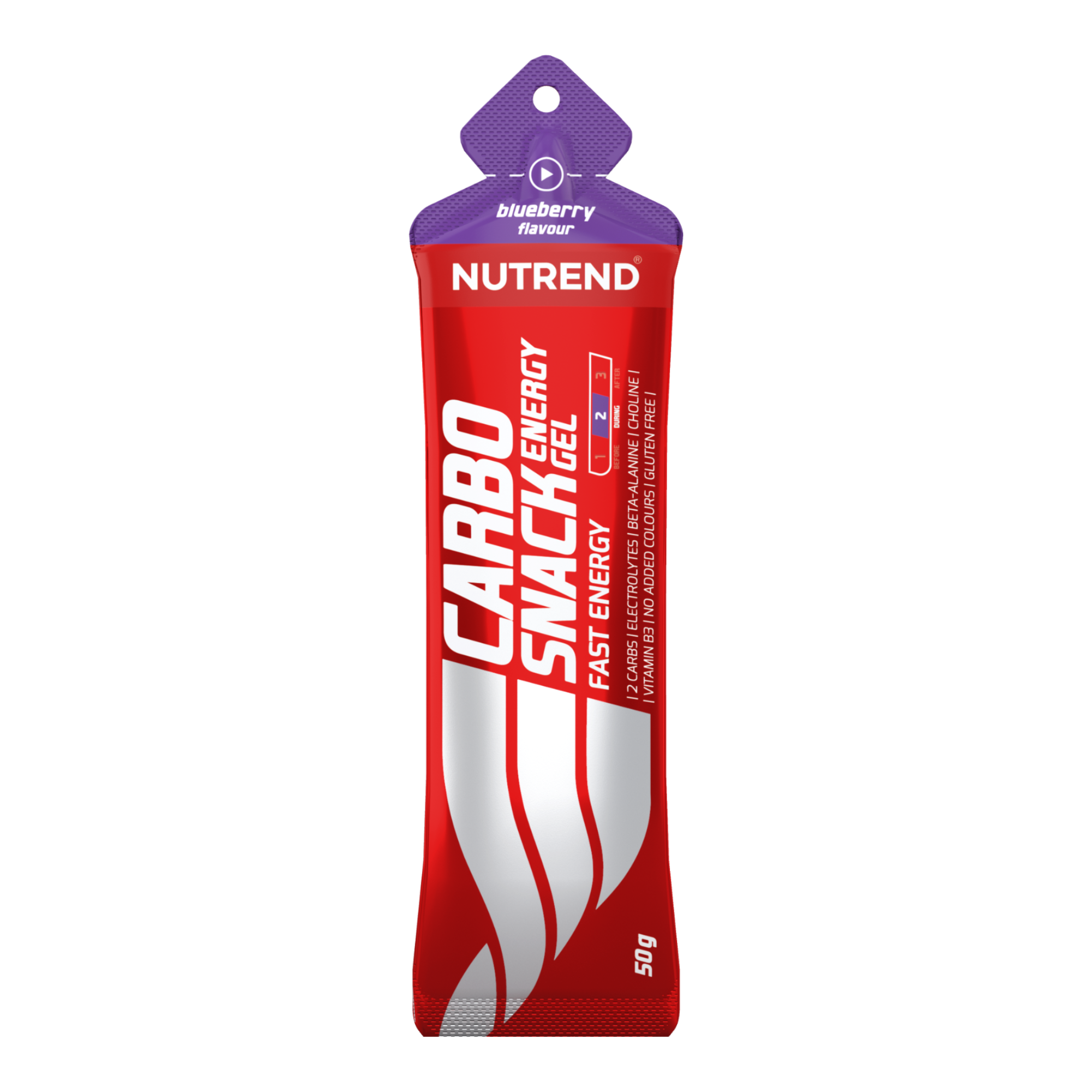 Nutrend Carbosnack Gel Energético Sachet Caja 18 | Carbohidratos de Rápida Absorción