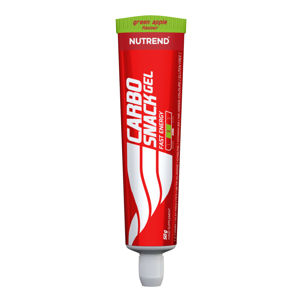 Nutrend Carbosnack Gel Energético Tubo Caja 12 | 31 g Carbohidratos · Resistencia