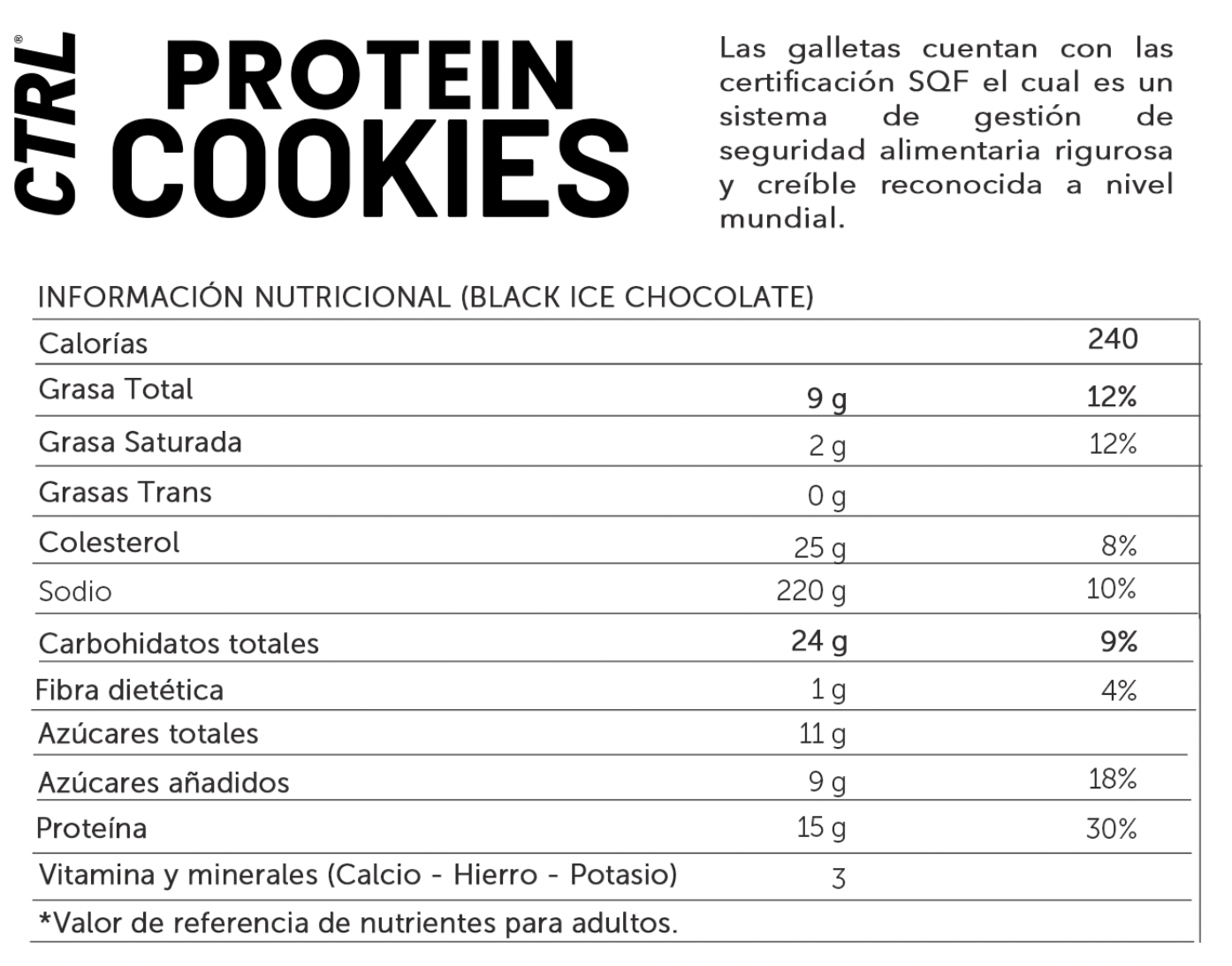 Ctrl Protein Cookies 15G Protein (unidad)