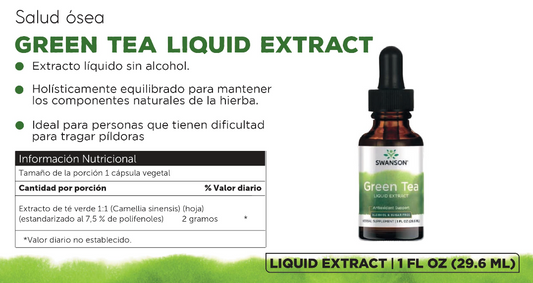 Swanson Green Tea Liquid Extract 29.6ml