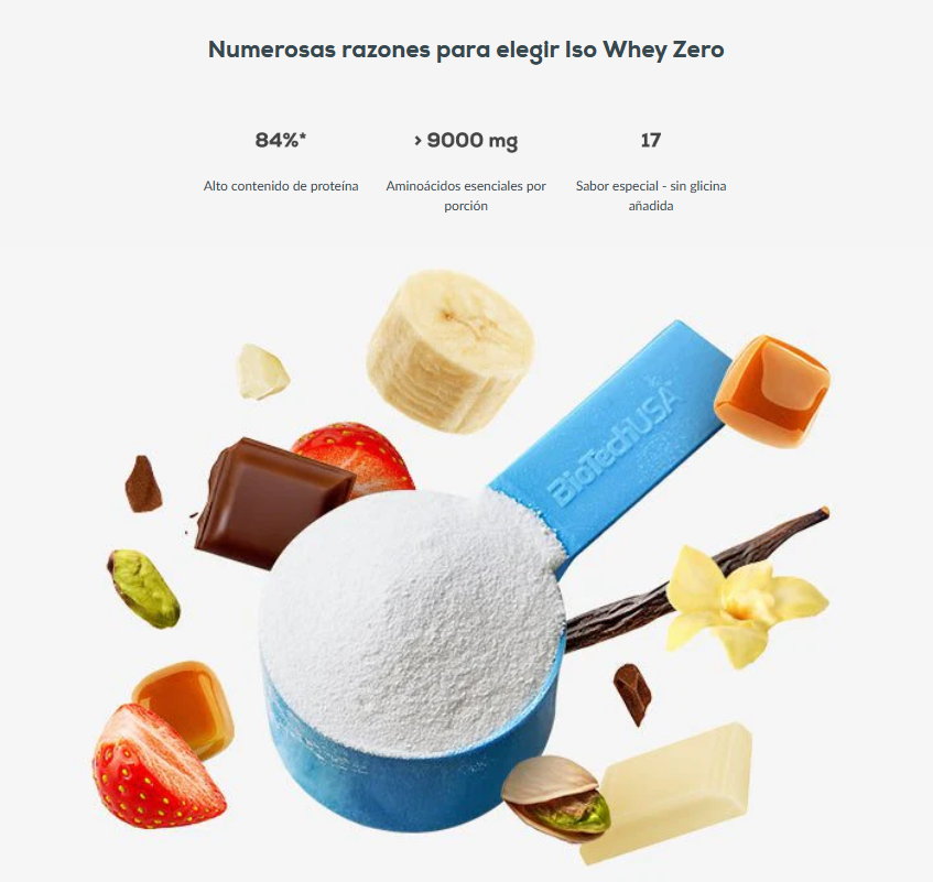 ISO Whey Zero BioTech USA 90 servicios