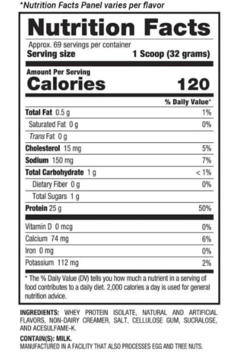 ISO HD Protein BPI 70 servicios