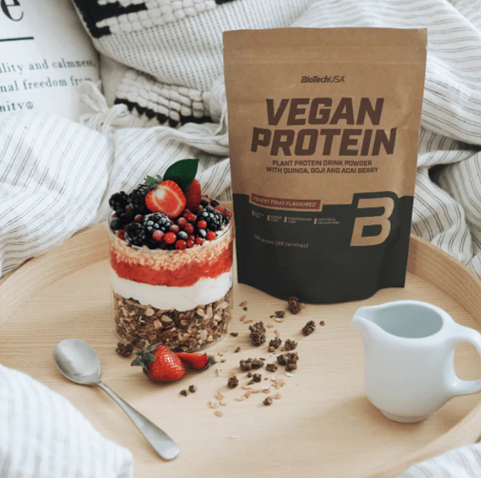 Vegan Protein BioTech USA 500 gramos 20 servicios