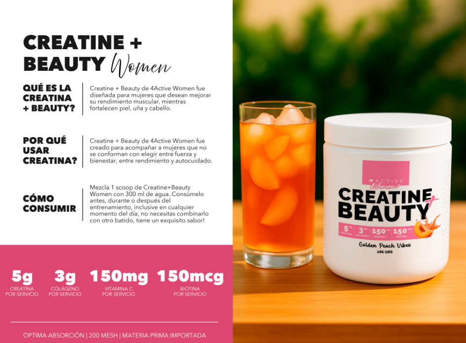 4active Creatine Beauty Women 282 gramos
