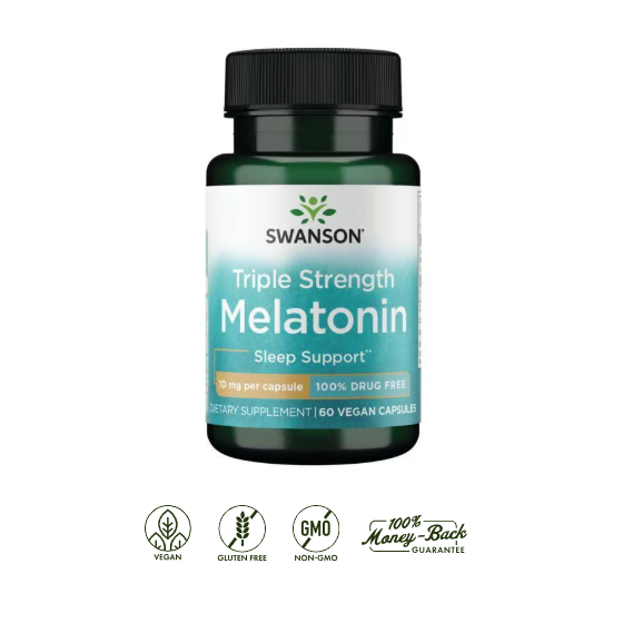 Melatonina Swanson 10 mg 60 capsulas