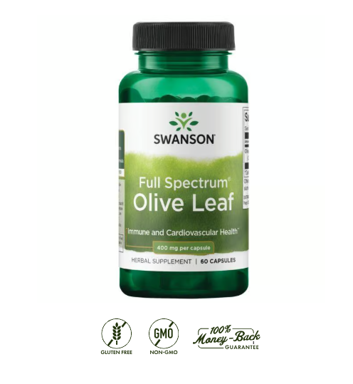Olive Leaf Swanson 400 mg 60 capsulas