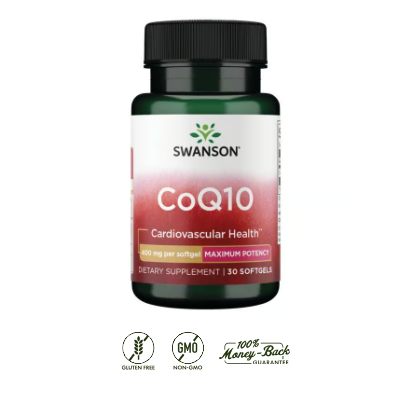 CoQ10 Maximun Potency Swanson 400 mg 30 Softgels