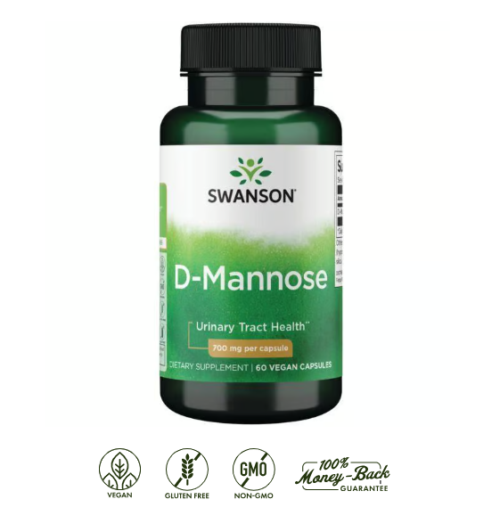 D-Mannose Swanson 700 mg 60 capsulas