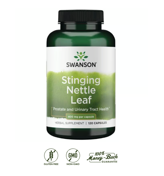 Stinging Nettle Leaf Swanson 400 mg 120 Capsulas