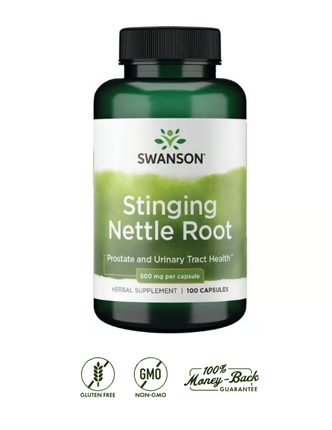 Stinging Nettle Root Swanson 500 mg 100 Capsulas