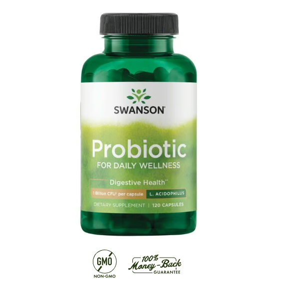 Probiotic For Daily Wellness Swanson 120 Capsulas