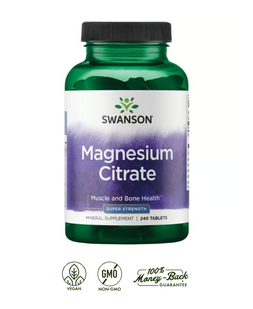 Magnesium Citrate Swanson 240 tabletas