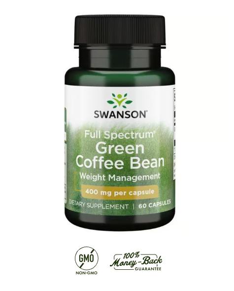 Green Coffee Bean Swanson 400 mg 60 Capsulas