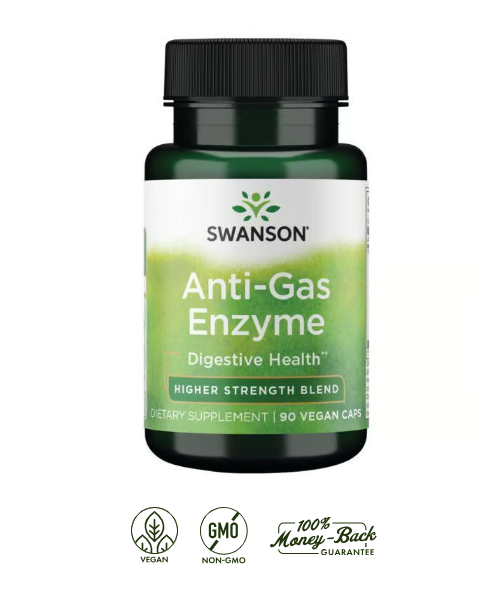 Anti-gas Enzyme Swanson 40 mg 90 Capsulas