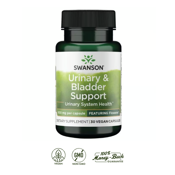 Swanson Urinary & Bladder Support | 60 Cápsulas · Salud Urinaria y Vejiga