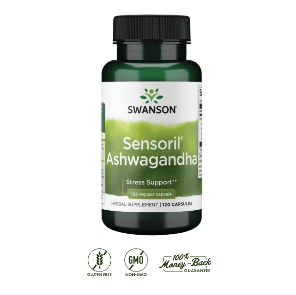 Sensoril Ashwagandha Swanson 125 mg 120 Cápsulas