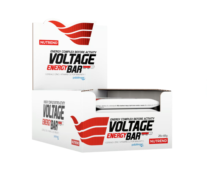 Nutrend Voltage Energy Bar 65 g | Barra Energética para Deportes y Actividades de Resistencia