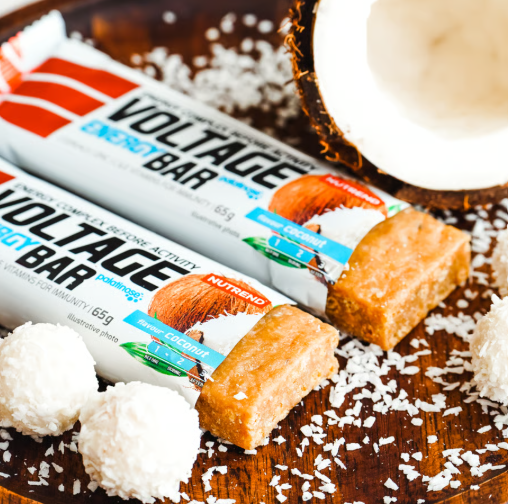 Nutrend Voltage Energy Bar 65 g | Barra Energética para Deportes y Actividades de Resistencia
