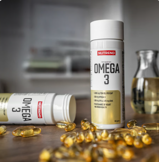 Nutrend Omega 3 60 Cápsulas | Ácidos Grasos EPA & DHA · Salud Cardiovascular y Cerebral