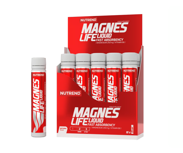Nutrend Magnes Life Magnesio Líquido 25 ml | Caja 10 Unidades · Función Muscular y Nerviosa