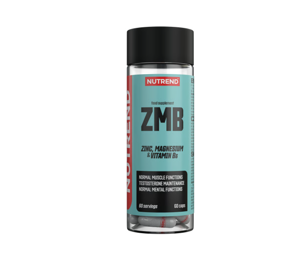 Nutrend ZMB Zinc + Magnesio + Vitamina B6 | 60 Cápsulas · Recuperación y Descanso