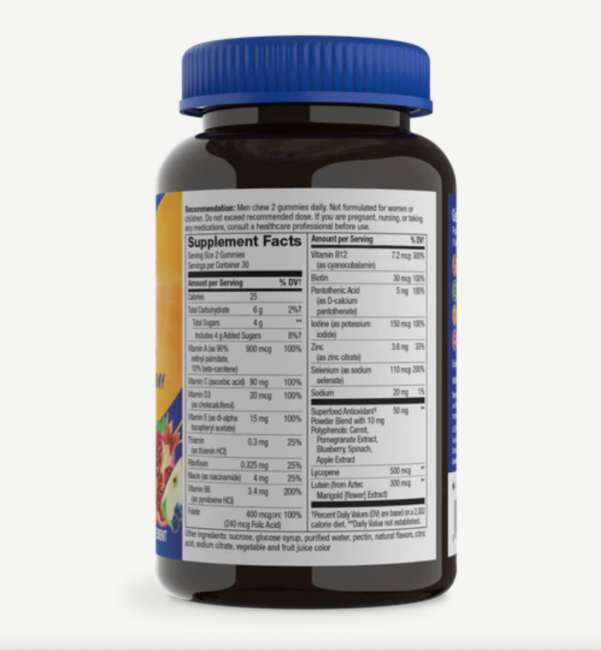 Nature's Way Alive! Men’s 50+ Gummy Multivitamin