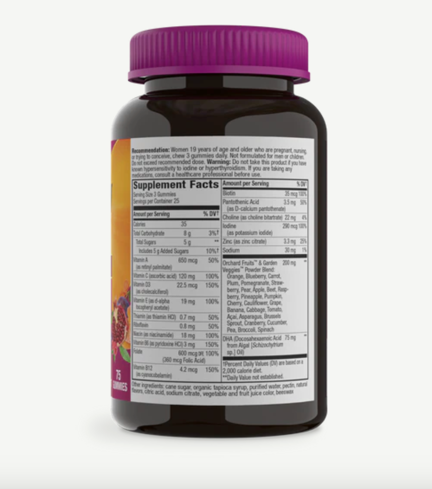 Nature's Way Alive! Prenatal Gummy Multivitamin