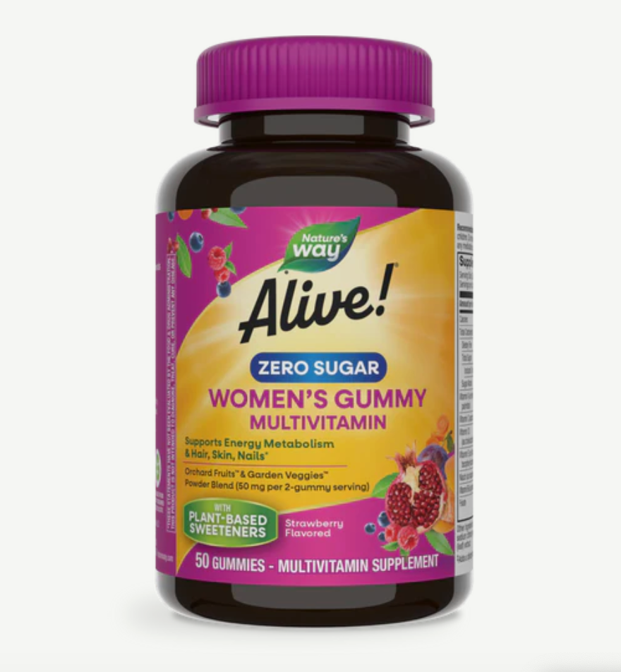 Nature's Way Alive! Zero Sugar Women's Gummy Multivitamin