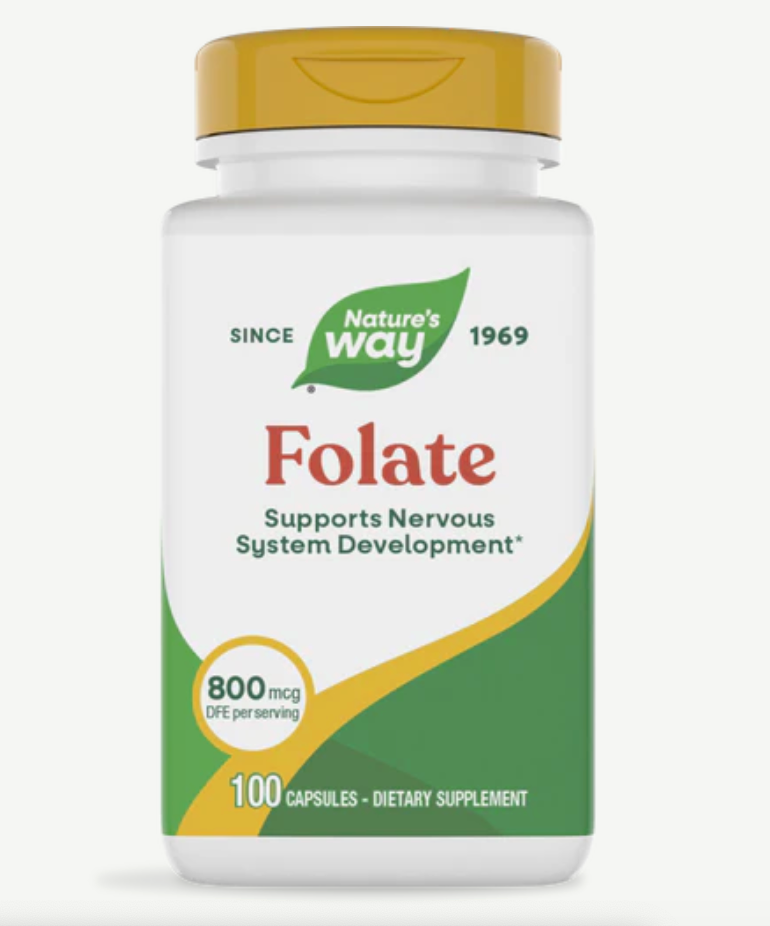 Nature's Way Folate 100 Caps