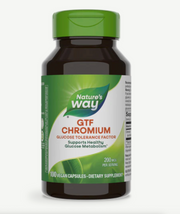 Nature's Way GTF Chromium Glucose Tolerance Factor 100 Veg Caps