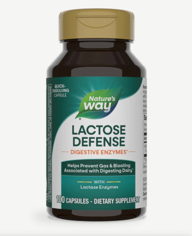 Nature's Way Lactose Defense Digestive Enzymes 100 Caps
