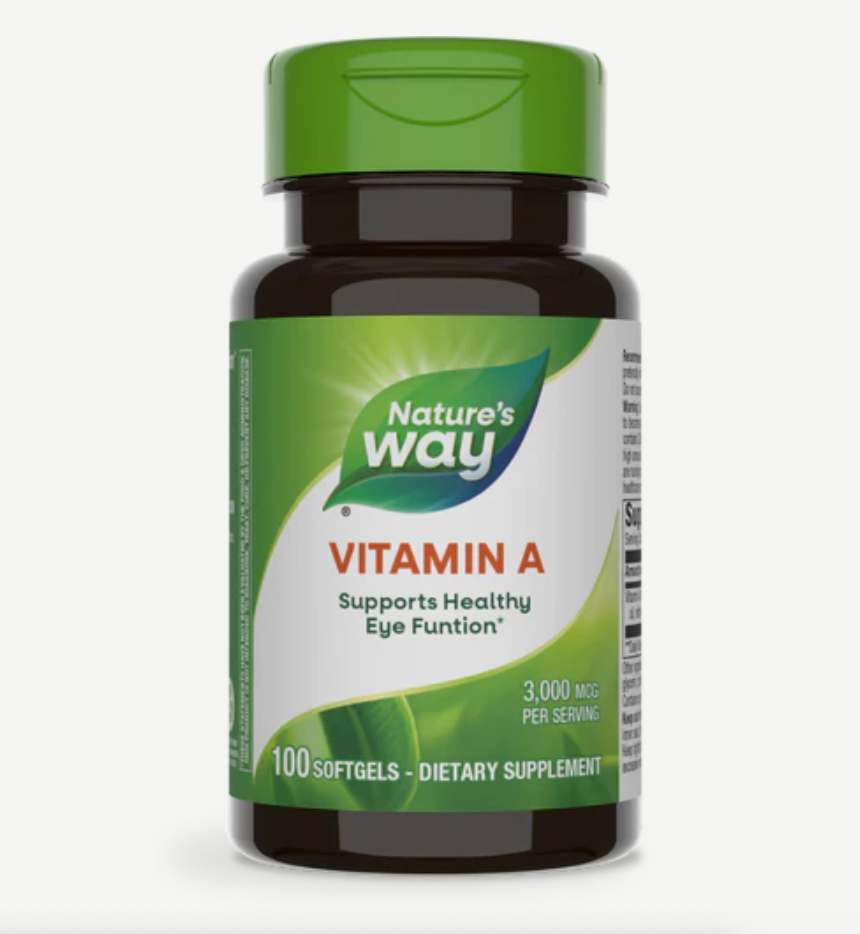 Nature's Way Vitamin A 100 Sgels