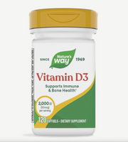 Nature's Way Vitamin D3 120 Softgels